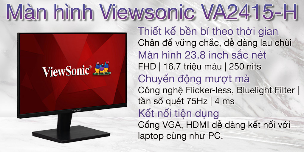 Màn hình Viewsonic VA2415-H 1