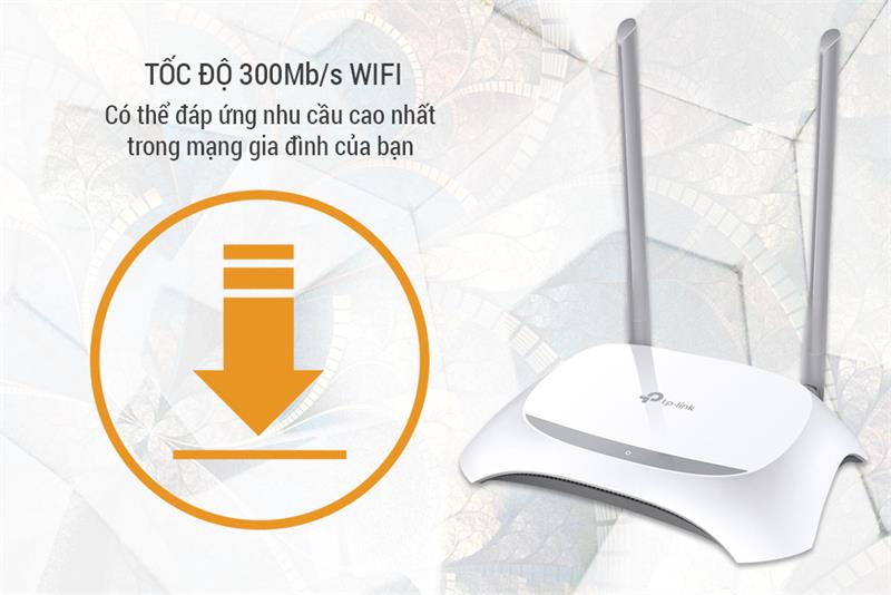 Bộ phát wifi TP-Link TL-WR840N Wireless N300Mbps 1