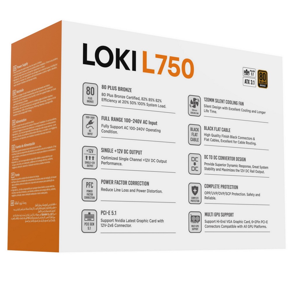 nguồn xigmatek loki 750w