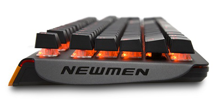 Bàn phím gaming Newmen GM368 Mechanical Single Led USB Black có tính năng chống nước, bụi