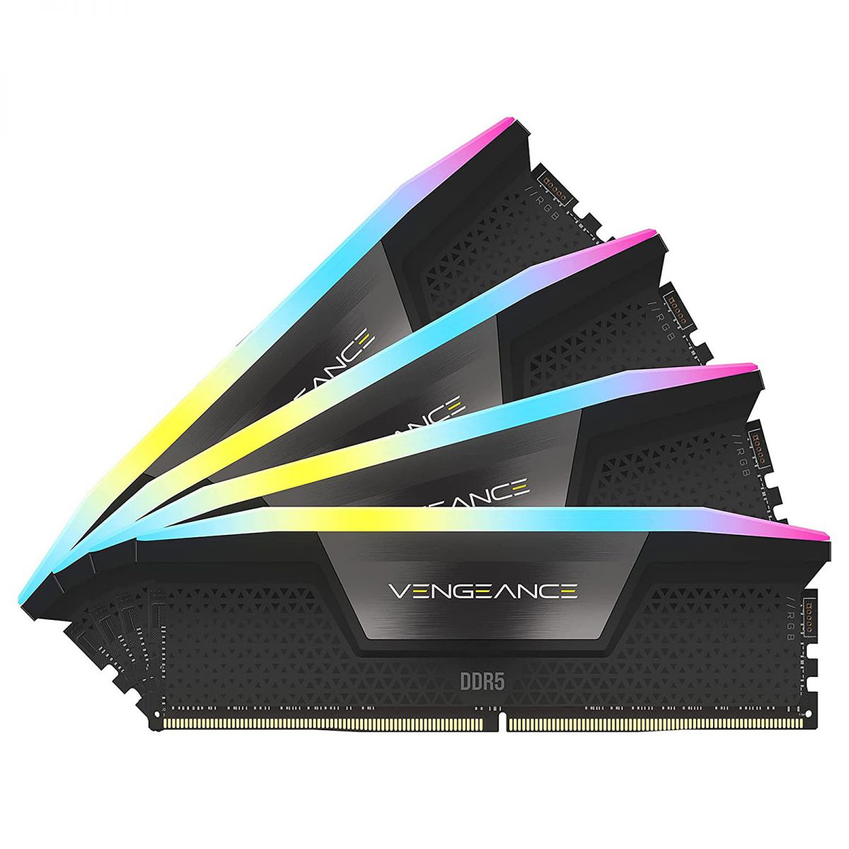 Ram Corsair VENGEANCE RGB 64GB (2x32GB) DDR5 bus 5600MHz Black - VI TÍNH NGUYỄN THẮNG