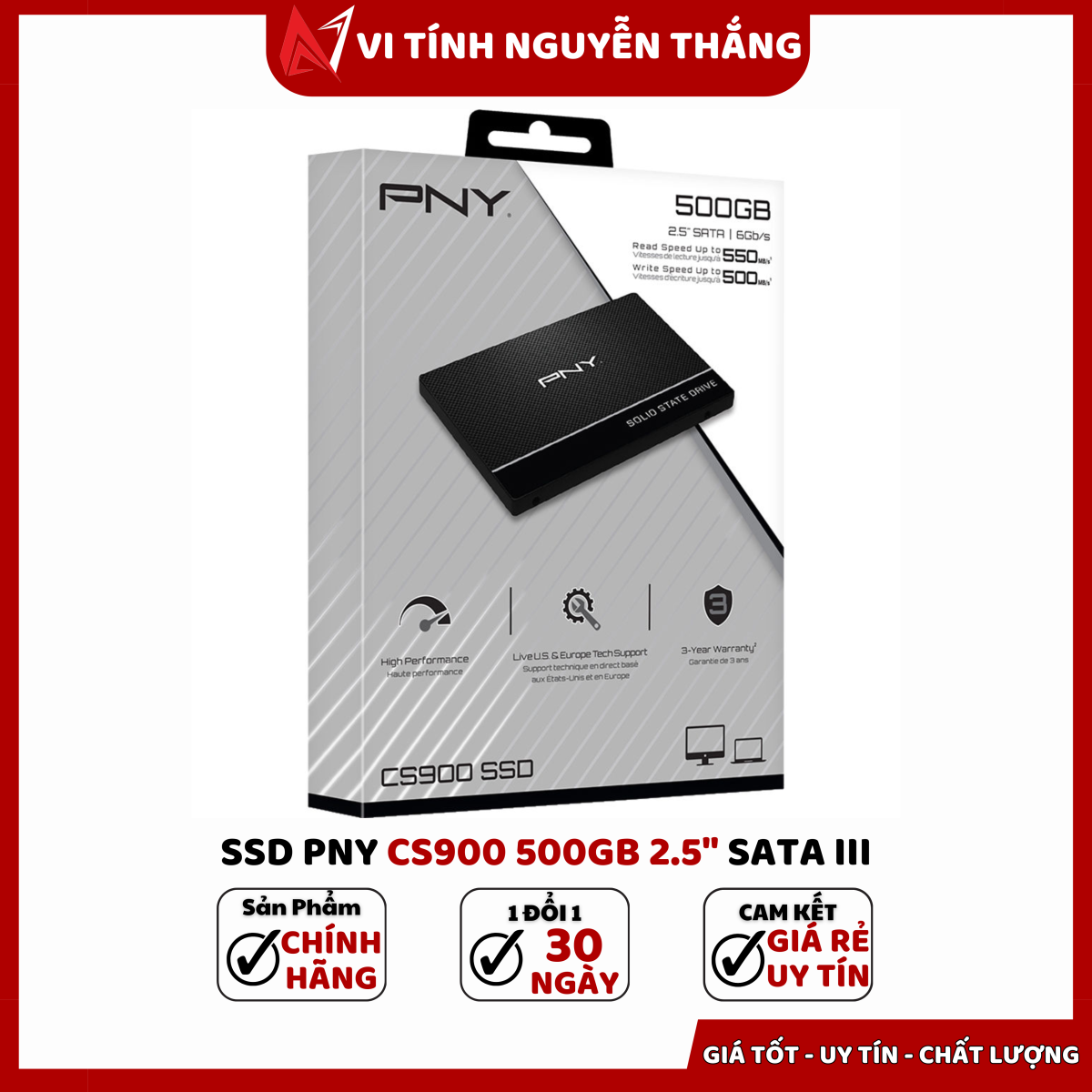 SSD PNY 500GB