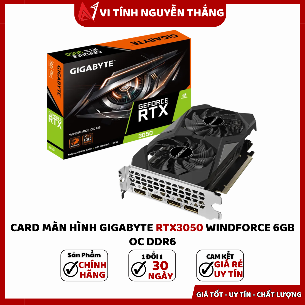 card gigabyte rtx3050 windforce