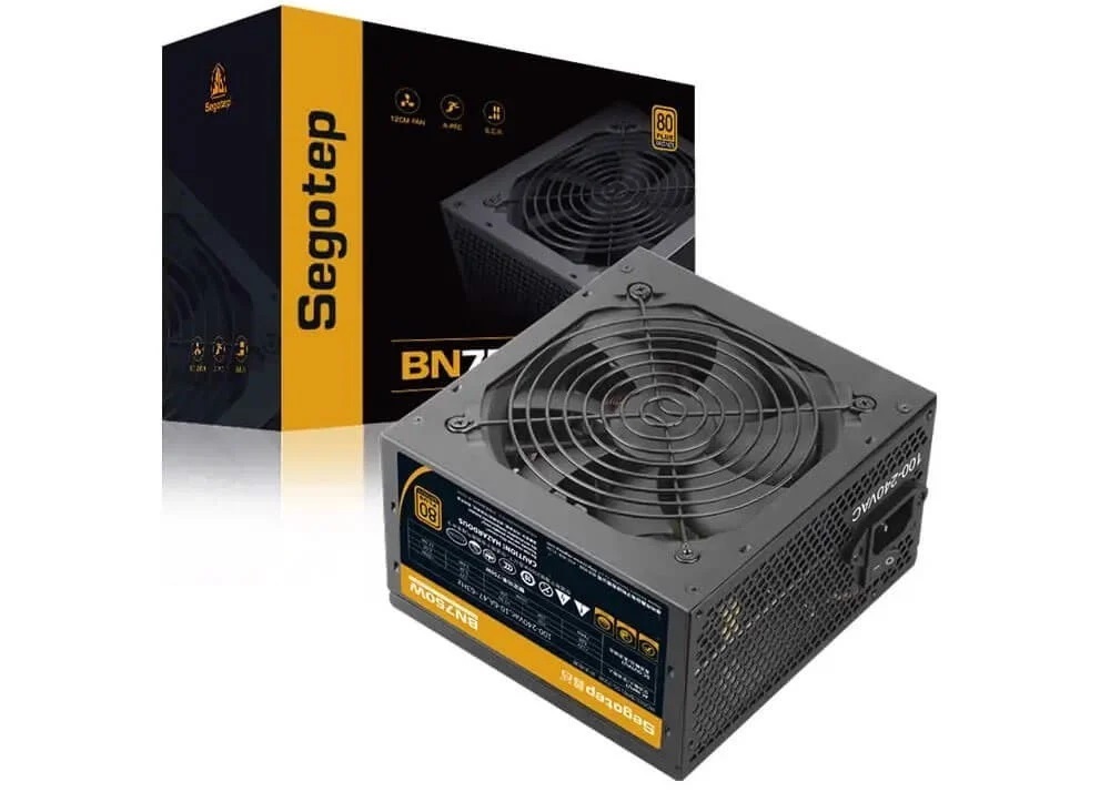 Nguồn Segotep BN750W 750W 80 Plus Bronze PCIE 5.0/ATX3.0