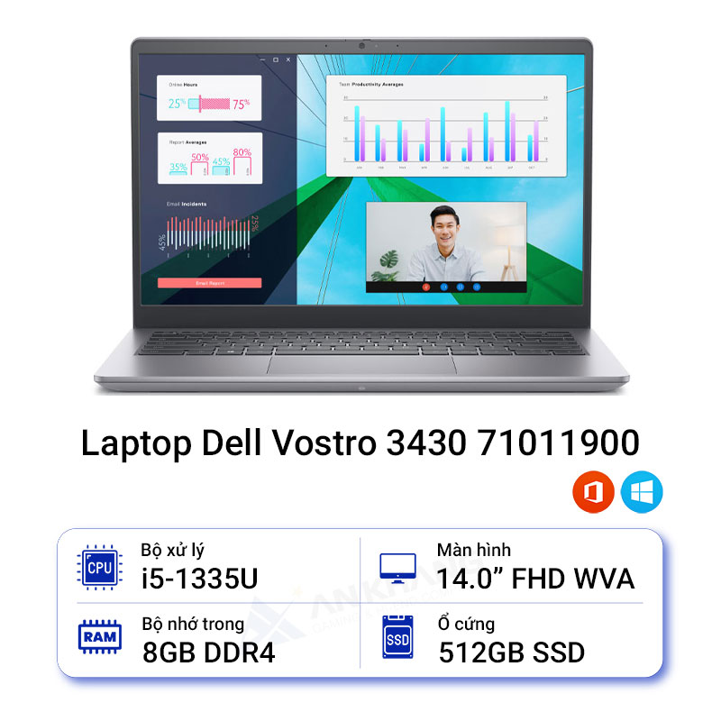 Vi Tính Nguyễn Thắng - Laptop Dell Vostro 3430