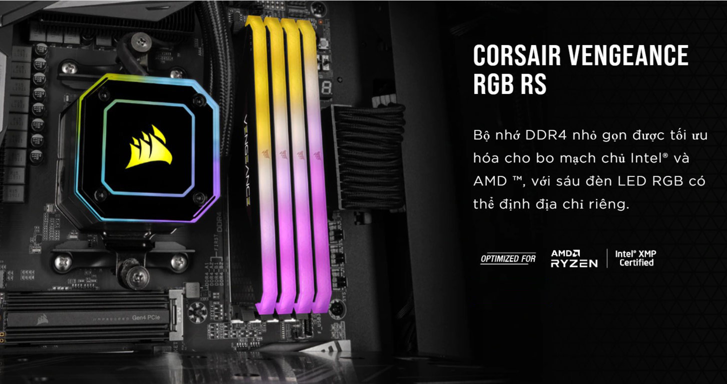Ram Desktop Corsair Vengeance RGB RS 
