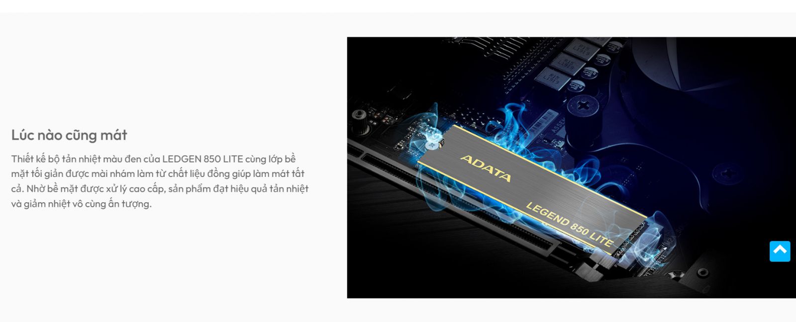 Ổ CỨNG SSD ADATA LEGEND 850 LITE 1TB PCIE GEN4 X4 - VI TÍNH NGUYỄN THẮNG
