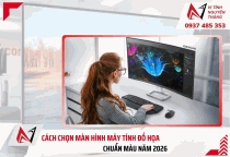 Cách chọn màn hình máy tính đồ họa chuẩn màu 2026