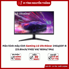 Màn hình máy tính Gaming LG UltrAGear 24Gq50F-B (23.8Inch/ FHD/ VA/ 165Hz/ 1Ms)