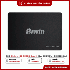 SSD Biwin M100 256GB SATA III | Đọc 550MB/s Ghi 500MB/s