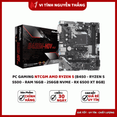 PC GAMING NTCGM AMD RYZEN 5 (B450 - RYZEN 5 5500 - RAM 16GB - 256GB NVME - RX 6500 XT 8GB)