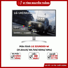Màn hình LG 32UN500-W (31.5Inch/ 4K /VA/ 60Hz/ 4Ms)