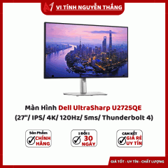 Màn Hình Dell UltraSharp U2725QE (27"/ IPS/ 4K/ 120Hz/ 5ms/ Thunderbolt 4)