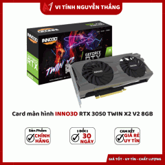 Card màn hình INNO3D RTX 3050 TWIN X2 V2 8GB