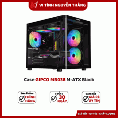Case GIPCO MB038 M-ATX Black ( No Fan )