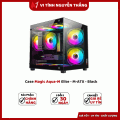 Case Magic Aqua-M Elite - M-ATX - Black