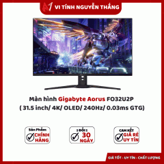 Màn hình Gigabyte Aorus FO32U2P ( 31.5 inch/ 4K/ OLED/ 240Hz/ 0.03ms GTG)