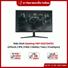 Màn hình Gaming VSP VG2724FS1 (27inch / IPS / FHD / 240Hz / 1ms / FreeSync)