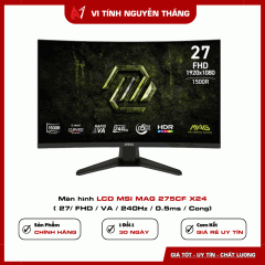 Màn hình LCD MSI MAG 275CF X24 ( 27/ FHD / VA / 240Hz / 0.5ms / Cong)