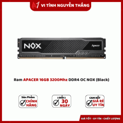 Ram APACER 16GB 3200Mhz DDR4 OC NOX (Black)