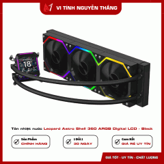 Tản nhiệt nước Leopard Astro Shell 360 ARGB Digital LCD - Black
