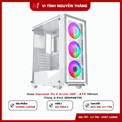 Case Xigmatek Fly II Arctic 3GF - ATX (White) (Tặng 3 Fan) (EN44670)