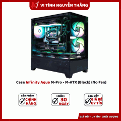 Case Infinity Aqua M-Pro - M-ATX (Black) (No Fan)