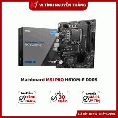 Mainboard MSI PRO H610M-E DDR5