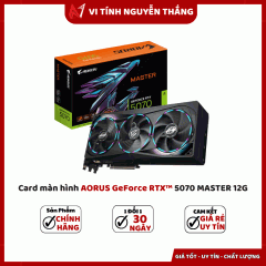 Card màn hình AORUS GeForce RTX™ 5070 MASTER 12G