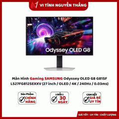 Màn Hình Gaming SAMSUNG Odyssey OLED G8 G81SF LS27FG812SEXXV (27 inch / OLED / 4K / 240Hz / 0.03ms)