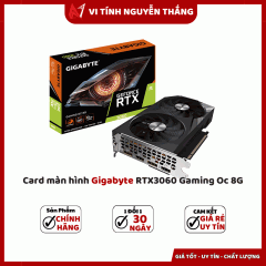 Card màn hình Gigabyte RTX3060 Gaming Oc 8G