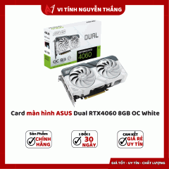 Card màn hình ASUS Dual RTX4060 8GB OC White