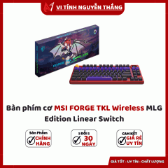 Bàn phím cơ MSI FORGE TKL Wireless MLG Edition Linear Switch