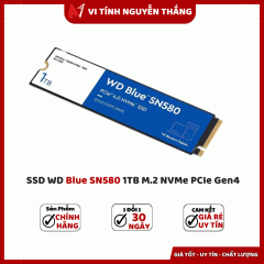 SSD WD Blue SN580 1TB M.2 NVMe PCIe Gen4