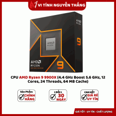 CPU AMD Ryzen 9 9900X (4.4 GHz Boost 5.6 GHz, 12 Cores, 24 Threads, 64 MB Cache)