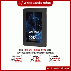 SSD HIKSEMI HS-SSD-E100 512G (SATA3/ 2.5Inch/ 530MB/s/ 480MB/s)