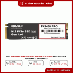 SSD KINGMAX PX4480 PRO 500GB M.2 2280 PCIe Gen 4x4  (6300MB/s 3100MB/s)