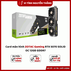 Card màn hình ZOTAC Gaming RTX 5070 SOLID OC 12GB GDDR7