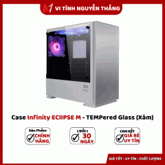 Case Infinity EClIPSE M - TEMPered Glass (Xám)