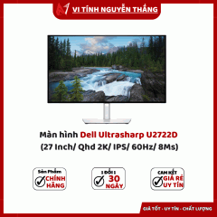 Màn hình Dell Ultrasharp U2722D (27 Inch/ Qhd 2K/ IPS/ 60Hz/ 8Ms)