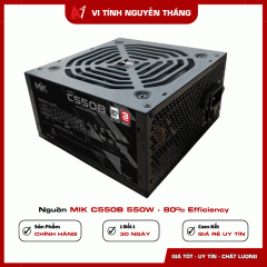 Nguồn MIK C550B 550W - 80% Efficiency