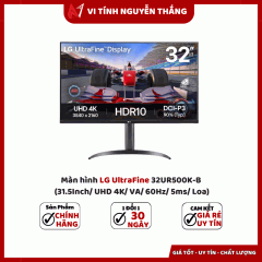 Màn hình LG UltraFine 32UR500K-B (31.5Inch/ UHD 4K/ VA/ 60Hz/ 5ms/ Loa)