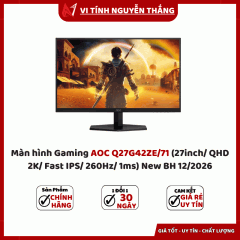 Màn hình Gaming AOC Q27G42ZE/71 (27inch/ QHD 2K/ Fast IPS/ 260Hz/ 1ms) New BH 12/2026