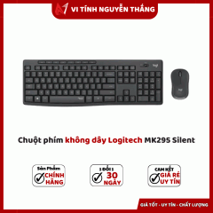 Chuột phím không dây Logitech MK295 Silent