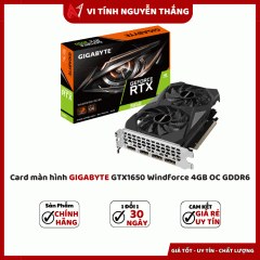 Card màn hình GIGABYTE GTX1650 Windforce 4GB OC GDDR6