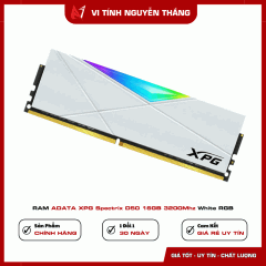 RAM ADATA XPG Spectrix D50 16GB 3200Mhz White RGB