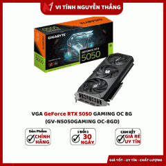 Card màn hình GIGABYTE GeForce RTX 5050 GAMING OC 8G (GV-N5050GAMING OC-8GD)