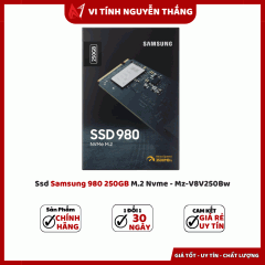   Ssd Samsung 980 250GB M.2 Nvme - Mz-V8V250Bw