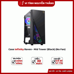 Case Infinity Raven - Mid Tower (Black) (No Fan)