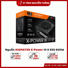  Nguồn XIGMATEK X-Power III X 650 600W